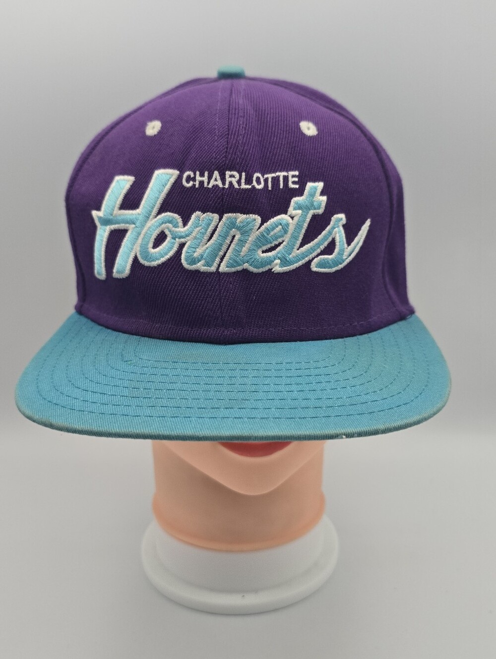 Mitchell & Ness Hardwood Classics Charlotte Hornets Adjustable Strapback Hat